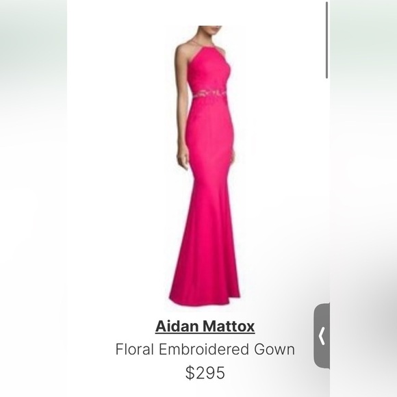 Aidan Mattox Sz 4 Gorgeous Pink Evening Dress